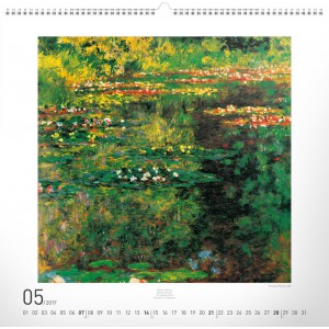 Falinaptr Claude Monet 2024, 48  56 cm (naptr)