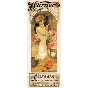 Lemeznaptr Alphonse Mucha 2024, 30  30 cm (naptr)