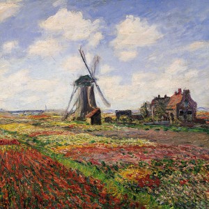 Lemeznaptr Claude Monet 2024, 30  30 cm (naptr)