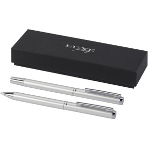 Lucetto jraalumnium golystoll s rollerball tollkszlet, ezst (tollkszlet)