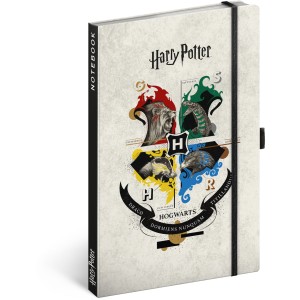 Notesz Harry Potter, lined, 13 x 21 cm (naptr)