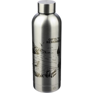 jraacl duplafal palack, 500 ml, ezst (vizespalack)